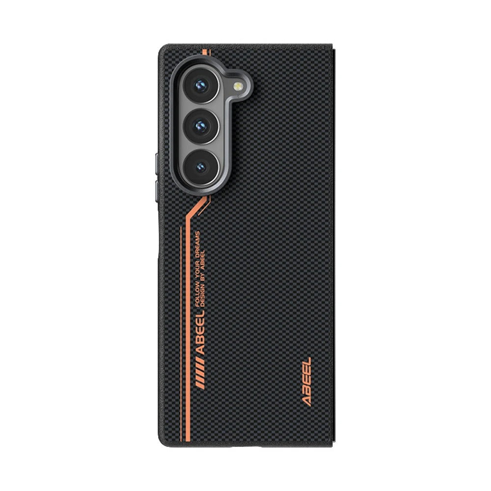 Satin Weave Stripe Carbon Case